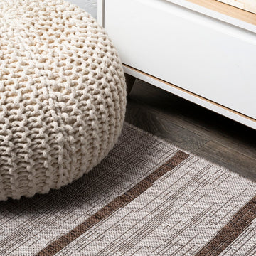 Colonia Berber Stripe Indoor/outdoor Area Rug